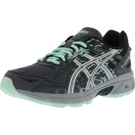 Asics Women's Gel-Venture 6 Castlerock / Silver Honeydew Ankle-High Running Shoe - (Best Asics Running Shoes For Marathon)