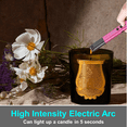 thumbnail image 5 of Electric Lighter - USB Rechargeable Candle lighter, Windproof Flameless Plasma Arc Lighter for BBQ Grill, Camping, Stove, 7.5" Long Stick Lighter,Rose Gold, 5 of 14