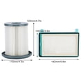 thumbnail image 3 of Household Vacuum Cleaner Hepa Filter Kit For Clean Air FC8732 FC8734 FC8736 FC8748, 3 of 8