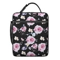 thumbnail image 5 of Peony Insulated Lunch Box Women Reusable Lunch Bag with Side Pocket Lunchbox Work Travel, 5 of 6