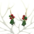 thumbnail image 3 of Yoyauz Women's Christmas Earrings Christmas Earrings - Colorful Acrylic Christmas Holiday Pendant Earrings Great Christmas gifts, 3 of 3