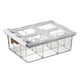 thumbnail image 3 of Caja de almacenamiento para calcetines, ropa interior y armario con divisores portátiles y cajón extraíble debajo del estante. rejilla grande y 9, 3 of 9