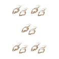 thumbnail image 3 of Sonducket 1 par de pendientes colgantes ahuecados para el diario, cadena larga, joyería femenina, suministro a juego, regalos para amigos, Type2 NO2, 3 of 6