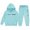 Mint Green*, variant on RUTAYY Boys 2 Piece Hooded Tracksuit Letter Print Long Sleeve Pullover Hoodie Jogger Pants Casual Daily Wear, Black