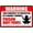 Warning Sign 1, variant on Vintage Poison Dart Frogs Aluminum Metal Warning Sign, Pet Themed This Property is Protected by Highly Trained Funny Tin Sign, Rust Free Decor for Home Garage 12x8 Inch