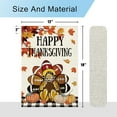 thumbnail image 6 of Happy Thanksgiving Garden Flag Fall Turkey Football Flag 12.5x18 Double Sided Vertical Burlap Farmhouse Yard Flag Thanksgiving Holiday Outdoor Decor, 6 of 6