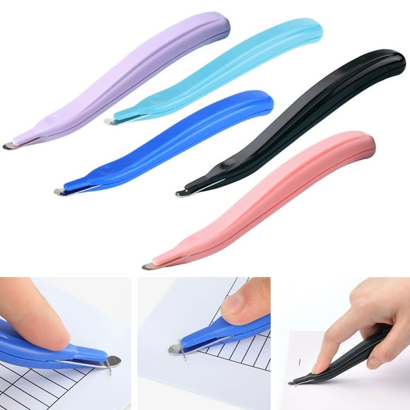 Musbetu Magnetic Staple Remover Tool Ergonomic Design Lightweight Portable Professional Multicolored Stapler Remover Tool School Supplies