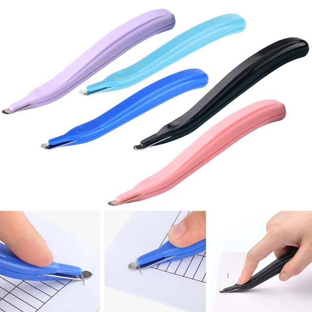 Magnetic Staple Remover Tool Ergonomic Design Lightweight Portable Professional Multicolored Stapler Remover Tool School Supplies
