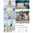 thumbnail image 5 of Sage Green Gray Beach Towels Oversized Super Absorbent, Neutral Abstract White Ombre Texture Lightweight Bath Towel Quick Dry Sets For Bathroom/Pool/Rv Camping/Beach Play/Gym Room/Picnic 31"x62", 5 of 8