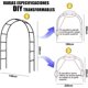 thumbnail image 2 of Arcos para Decoración D Globos, Estructura para Globos, Acero Galvanizado, Negro, 2 of 4