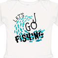 thumbnail image 4 of Inktastic Let's Go Fishing Boys or Girls Long Sleeve Baby Bodysuit, 4 of 5
