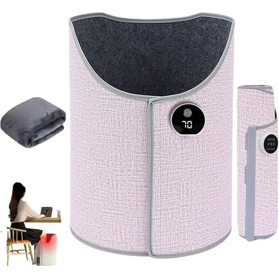 Under Desk Leg Warmer, 2026 New Leg Toaster, Portable Folding Electric Foot Warmer, 6 Temperature Settings & Timer, 5-Second Rapid Heating, Overheat Protection