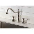 thumbnail image 2 of Kingston Brass KB1796BPLLS Bel-Air Double-Handle Widespread Kitchen Faucet in Polished Nickel, 2 of 8