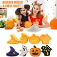 thumbnail image 6 of TERGAYEE Halloween 3D Cookie Cutters Set,Pumpkin Plastic Cookie Cutter 3D Fondant Biscuit Molds for Baking Cake Decorations Accessories, 6 of 9