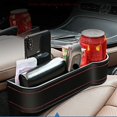 thumbnail image 2 of Caja de almacenamiento para huecos de asiento de coche Caja de almacenamiento multifuncional para huecos Suministros para coche Bolsa de almacenamiento para interior de coche Caja de almacenamiento, 2 of 6