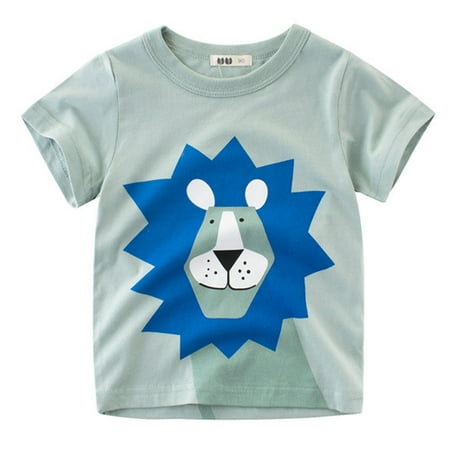 

Qufokar Boy Thermal Shirt Boys Football Long Sleeve Tee Sleeve Cartoon Tops T Baby Crewneck Toddler Clothes Years Kids Boys for 1-7 Short Shirts Animals Tee Boys Tops