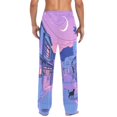 thumbnail image 4 of FORMRS Mens Pajama Pants with Pockets Soft Cotton Sleepwear Lounge Bottoms, Sizes S-2XL, Cat Walking in Street, 4 of 7