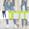 Icvfdpl Jeans For Women Workwear With Drawstring Elastic Waistband Slim
