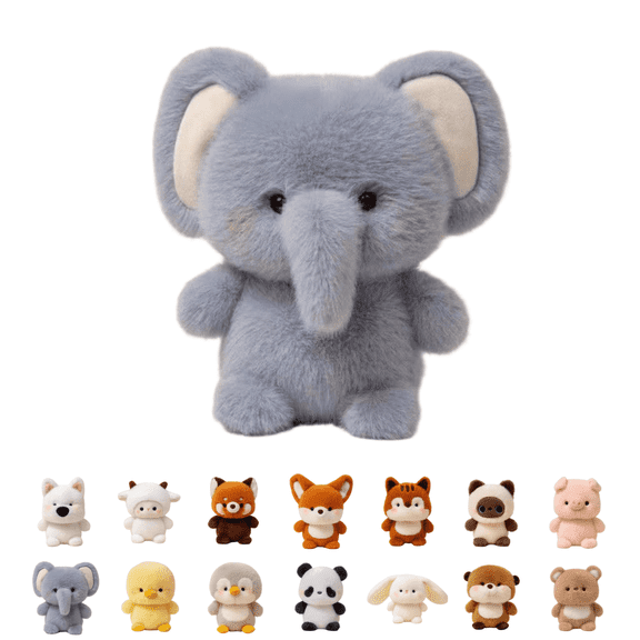 Mini Stuffed Animals 5.9in – Small Bedtime Stuffed Animal Plush Toys with Floppy Ears & Fluffy Tail, Cute Plushies Girl Toddler Toys, Toy Gifts for Girls Boys Kids Birthday Valentine's Day