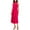 Amaranth, variant on Anne Klein Womens Twist-Neck Sleeveless Midi Dress Amaranth 8