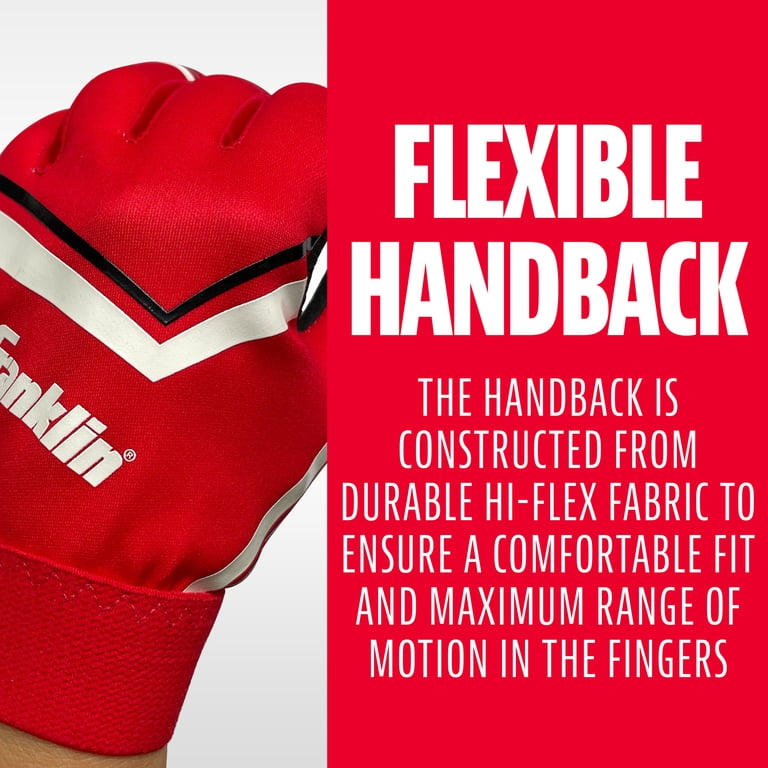 Franklin Sports Shoktak Youth Football Receiver Gloves photo 4