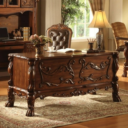 Simple Relax 1perfectchoice Dresden Traditional Antique Solid Carved Simple Relax 1perfectchoice Dresden Traditional Antique Solid Carved Wood Office Desk With Upholstery Chair
