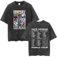 thumbnail image 3 of Camiseta de Tate mcae Greedy Album Tour Merch para hombre y mujer, camisa de manga corta lavada Vintage a la moda, camisetas de gran tamaño 100% de algodón, 3 of 5