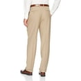thumbnail image 2 of Haggar Mens Big & Tall Classic Fit Wrinkle Free Dress Pants Beige 46/29, 2 of 2