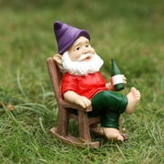 Harlier Gnomes Decoration for Yard, 5.9 Rest Gnome Statue Outdoor Garden Decor, Gnomes for Patio or Indoor Porch, Gnome Gifts for Women, Mom or Elf Lover