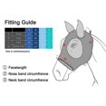 thumbnail image 5 of Máscara de vuelo de caballo Cómoda mascarilla de caballo antimosquitos, 5 of 5