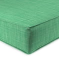 thumbnail image 4 of Jordan Manufacturing 46.5" x 24" Harlow Dill Green Crosshatch Rectangular Outdoor Deep Seat Chair Cushion Set with Welt, 4 of 11