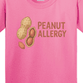 thumbnail image 4 of Inktastic Peanut Allergy Alert Youth T-Shirt, 4 of 5
