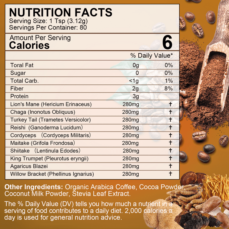 Brain Boost Mushroom Coffee – Fuel Nutrition