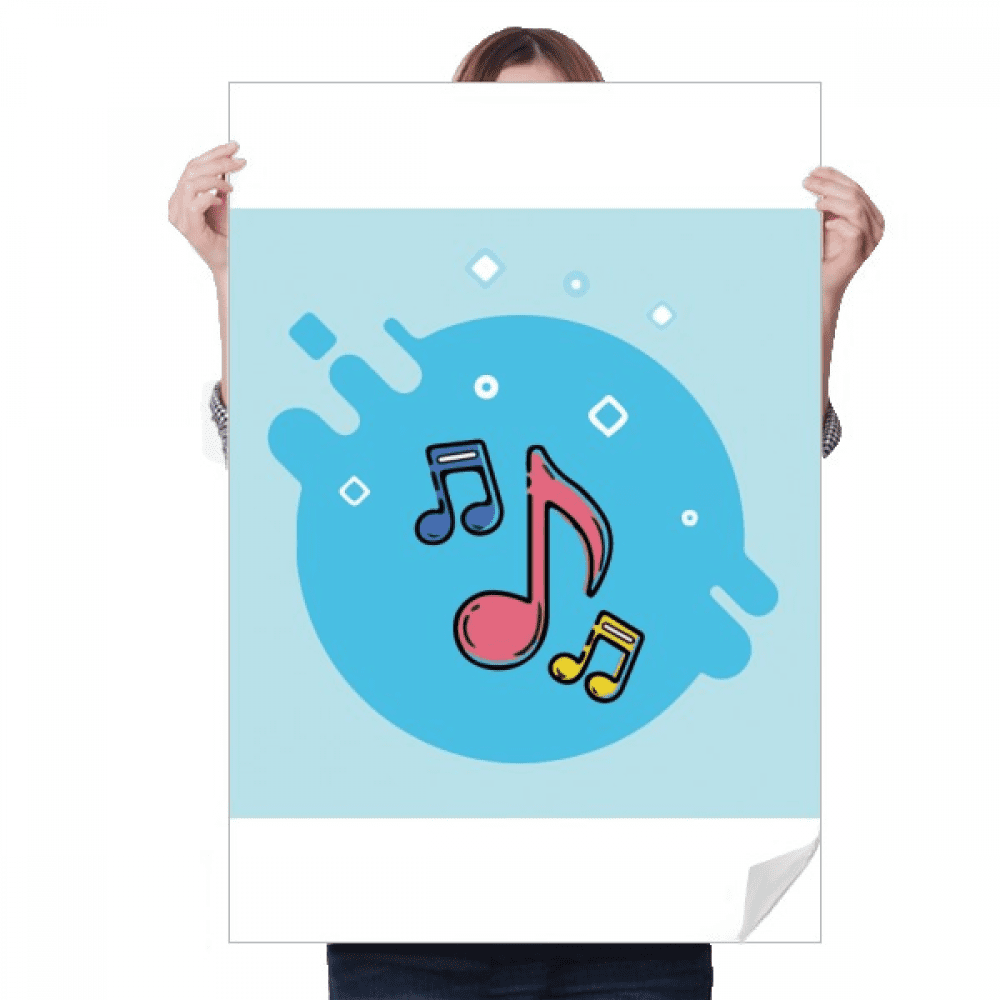 Musical Mark Notation Sticker Decoration Poster Playbill Wallpaper Window Decal