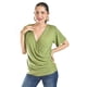 thumbnail image 1 of Blusa cruzada con botones Roman Fashion /Juvenil, 8074 (Verde militar) verde G, 1 of 6
