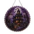 thumbnail image 2 of Halloween Pearl Art Kits for Adults Pearl Diamond Art Diy Kits Halloween Decorations DIY Pearl Painting Kit for Adults & Beginners(castle), 2 of 8