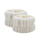 thumbnail image 5 of 1 par de muñequeras absorbentes para el lavado facial y maquillaje para niñas. Beige, 5 of 9