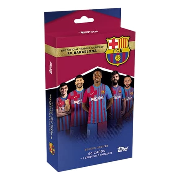 Set Oficial de Cartas de Fútbol Topps FC Barcelona 2021/22