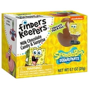 SpongeBob Finders Keepers Milk Chocolate Egg Candy & Toy Surprise 6 Pack