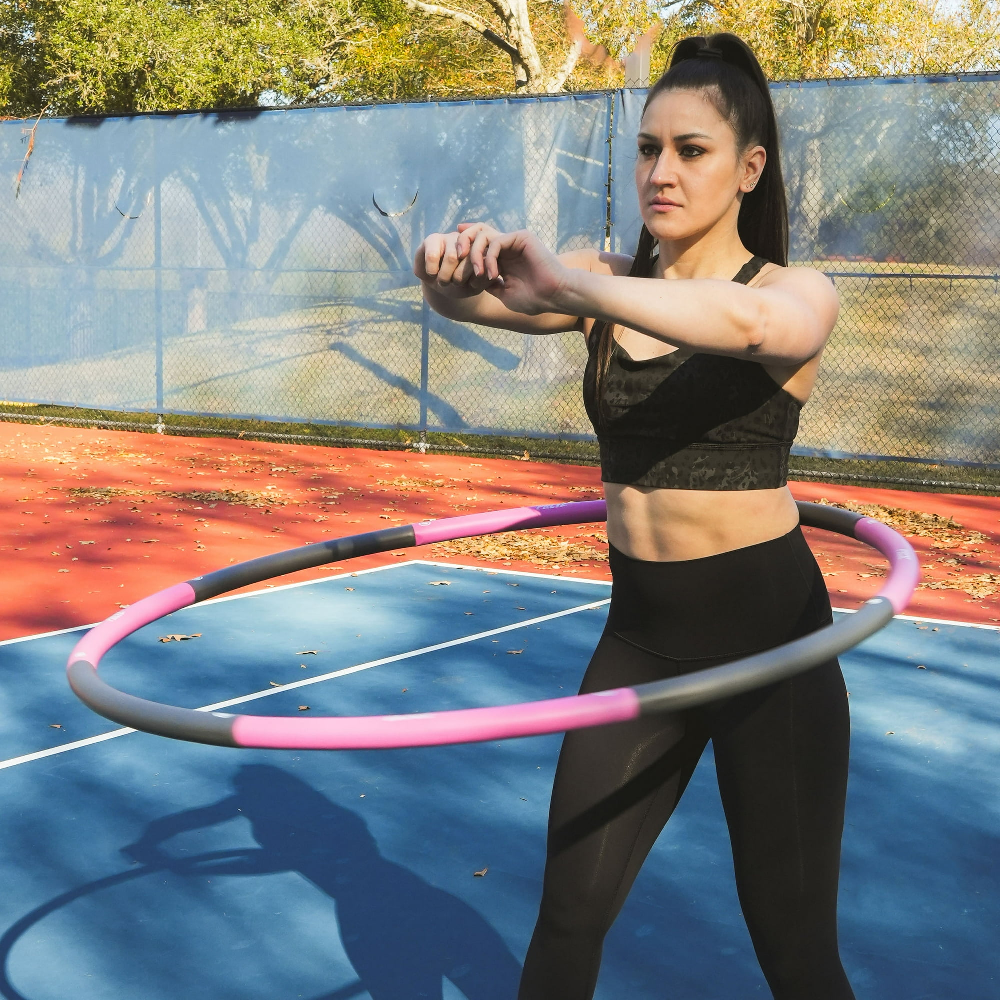 PRCTZ Weighted Hula Hoop, lb Exercise Hula Hoops for Adults,