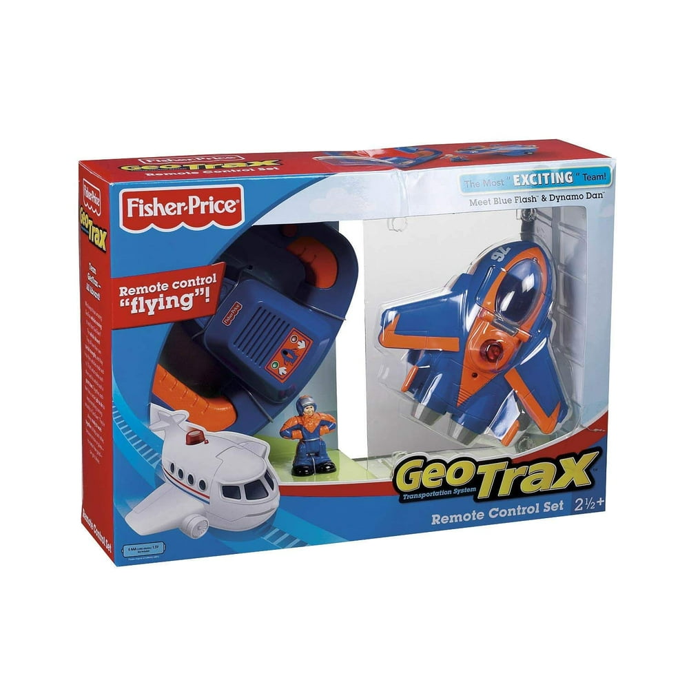 Thomas The Train Geotrax Geoair Rc Blue Flash N Dynamo