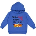 thumbnail image 2 of Inktastic When God Made Me He Said Ta-da Toddler Hoodie, 2 of 4