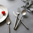 thumbnail image 2 of Distressed 304 Stainless Steel Steak Knife, Main Fork, Soup Spoon, Tea Spoon Four-piece Set buy 2 save 10%, 2 of 6