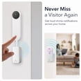 thumbnail image 3 of Wasserstein Doorbell Chime for Google Nest Doorbell (Wired, 2nd Gen) - Nest Doorbell Chime with Wired Transmitter (White) - NOT Compatible with Nest Doorbell (Battery) - Doorbell NOT Included, 3 of 7