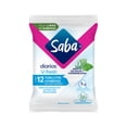 thumbnail image 1 of Toallitas húmedas Saba Diarios v-fresh uso diario menta de agua 12 pzas, 1 of 5