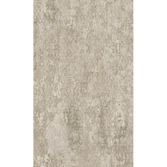 Taupe Scratched Concrete Textured Wallpaper