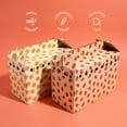 thumbnail image 5 of Oodles Ventilated Cardboard Small Animal Carrier with Handle, Pink Fresh Strawberry Print, 3-pack, 5 of 10