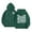 Green-B, variant on Male and Women Autumn Casual Hoodie for and Winter Solid Color Sweatshirt Women Coconut Printing Sweater Hooded Womens Hoodies with Zipper Long Sleeve Pocket Sweater