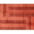 thumbnail image 1 of Ahgly Company Indoor Rectangle Contemporary Orange Red Abstract Area Rugs, 2' x 5', 1 of 6