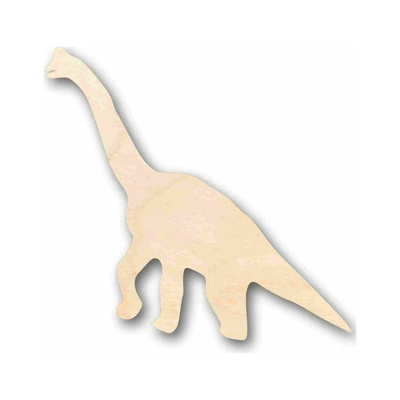 Unfinished Wood Sauropod Dinosaur Silhouette - Craft- up to 46" DIY 24" / 1/4"
